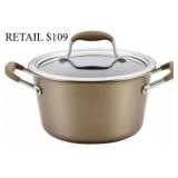 Anolon Hard-Anodized Nonstick 4.5-Qt Saucepot #7.6