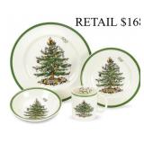 Spode Christmas Tree 4 Piece Place Setting #9.3