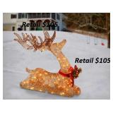 National Tree Splendor Champagne Lying Deer #26.33