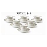 Lorren Home Trends 12Pc Espresso Cup #4.1