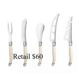 French Home Laguiole 5pc Artisan Cheese Knife #7.3