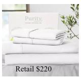 Purity Home  Percale 4-Pc. , Queen Sheet set #14