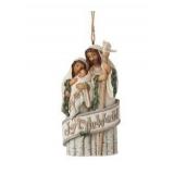 Jim Shore  Holy Family Christmas Ornament #2.23
