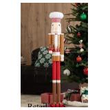 Glitzhome 42" Gingerbread Nutcracker ï¿½ Pre-Lit#12