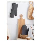 KitchenAid Ribbed Silicone Oven Mitt Set, 2 pcs #4