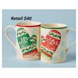 Lenox ï¿½ Holiday Mr. & Mrs. Mug Set (Set of 2)#2.36