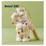 Lenox ï¿½ 2024 Snowman+Lights Dated Ornament#4.71