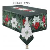 Laural Home Christmas Tablecloth, 70" x 144" #16