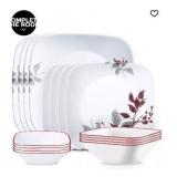 Corelle Square  16 Pc. Dinnerware Set @15