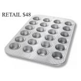 USA Pan 24 Cup Mini Muffin Pan #3.3