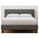 Tufted headboard King bed R$479