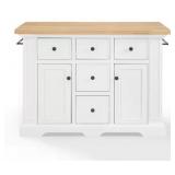 Julia Wood Top Kitchen Island R$1149