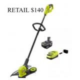 RYOBI Cordless Battery String Trimmer/Edger