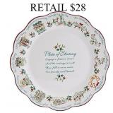 Pfaltzgraff Winterberry 12 Days Plate of Sharing