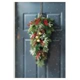 Glitzhome Christmas  Wreath Door Hanging #6