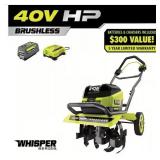 RYOBI 40V HP Brushless 16 in. Front Tine Tiller