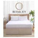 Tommy Bahama Home Solid Tailored Bedskirt, #6