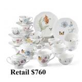 Lenox Butterfly Meadow  Tea & Dessert Set