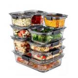 Rubbermaid 10pc Glass Food Storage #16