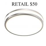 Artika Hemisphere LED Flush Mount Light Fixture