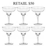 Abode Homewares Margarita Glasses, Set of 6