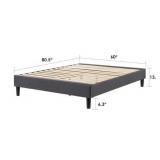 Nora Kirwin Queen Bed Platform Retail: $168