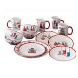 HOLIDAY GIFT 16PC DINNERWARE SET #32