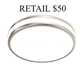 Artika Hemisphere LED Flush Mount Light Fixture