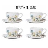 Lenox Wildflowers Espresso Cup & Saucer #4.7