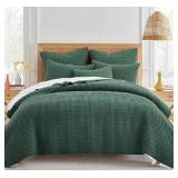 Levtex Home Mills Waffle King Quilt Set W48