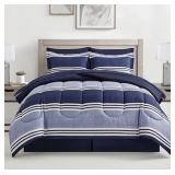 Sunham Aiden Striped 8-Pc. Comforter Sets#7.08