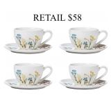 Lenox Wildflowers Espresso Cup & Saucer #4.7