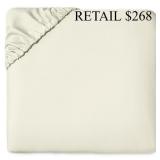 SFERRA Fiona Sateen Fitted Sheet, King #33.5