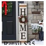 Glitzhome 42" tall HOME porch sign #6.5