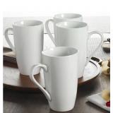 Tabletops Unlimited Denmark Latte Mugs, Set of 4