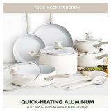 GreenPan 12 Pcs Cookware Pots & Pans Set W55