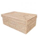 Artifacts Rattan Rectangular Storage Box +Lid #23