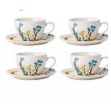 Lenox Wildflowers Tea Cup & Saucer, Set of 4#7