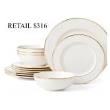 Lenox Federal Gold 12-Piece Dinnerware Set #30.4