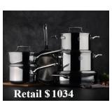 SAVEUR Tri-Ply Ss11-Pc. Cookware Set