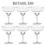 Abode Homewares Margarita Glasses, Set of 6