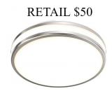 Artika Hemisphere LED Flush Mount Light Fixture