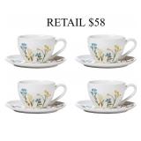 Lenox Wildflowers Espresso Cup & Saucer #4.7