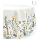 Lenox Wildflower Border Tablecloth, 70" Round #4