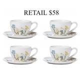 Lenox Wildflowers Espresso Cup & Saucer #4.7