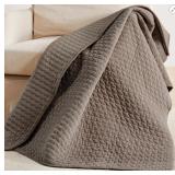 Velvet Stitch Quilted Throw - Levtex Home#5