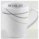 Mug Alec by Tabletops Unlimited 4Pc #4.7