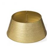 Glitzhome 25.75" Gold Metal Glitter Tree Collar#12