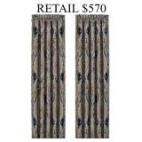 J Queen New York 4Pc Window Panel Set 50"x95" #24