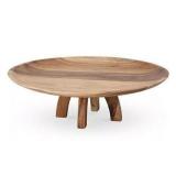 Villeroy & Boch Wood Footed Serving Plate#16